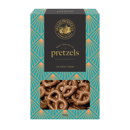Valley Produce Co Milk Chocolate Pretzels 150g