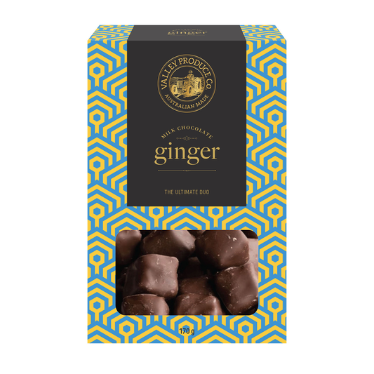 Valley Produce Co Milk Chocolate Ginger 200g