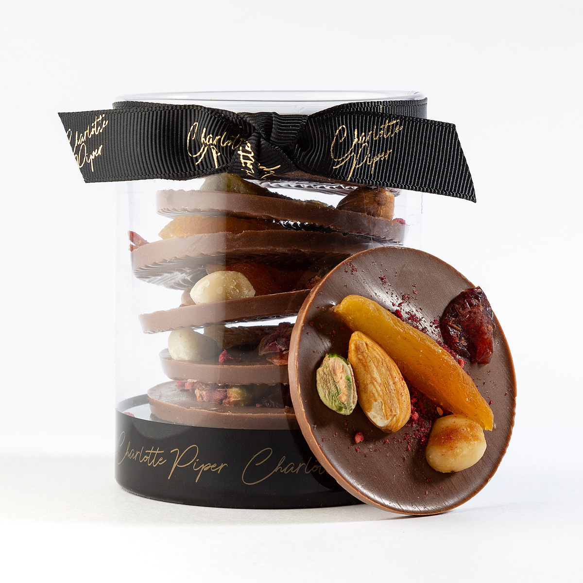 Charlotte Piper Milk Chocolate Mendiant 115g