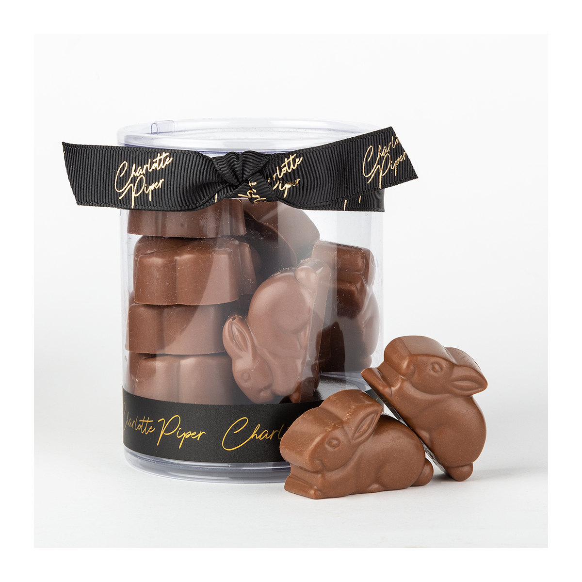 Charlotte Piper Milk Chocolate Tiny Sitting Bunny 100g