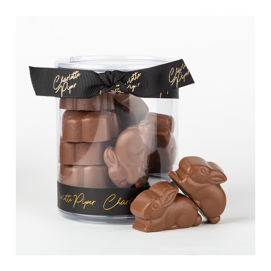 Charlotte Piper Milk Chocolate Tiny Sitting Bunny 100g