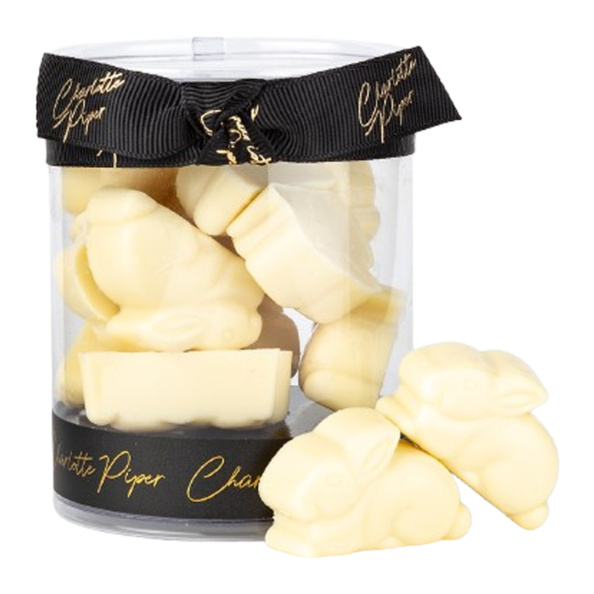 Charlotte Piper White Chocolate Tiny Sitting Bunny 100g