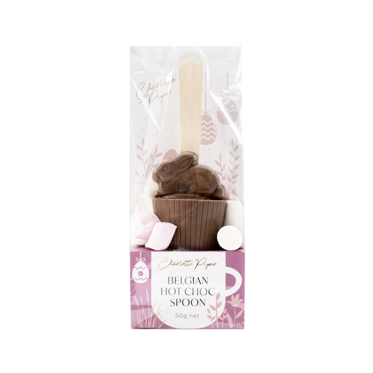 Charlotte Piper Hot Milk Chocolate Spoon Bunny 50g