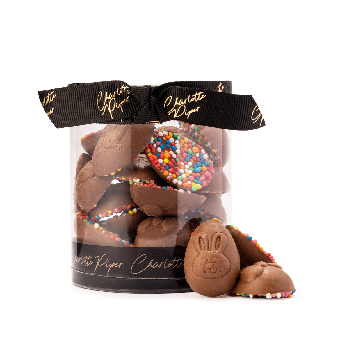 Charlotte Piper Milk Chocolate with Natural Sprinkles Small Eggs 100g