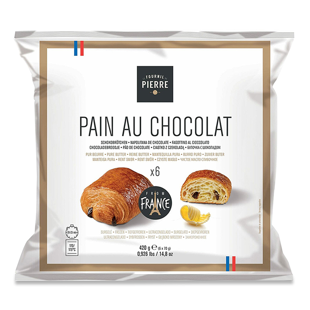 Le Fournil De Pierre Pain Chocolate x6 420g
