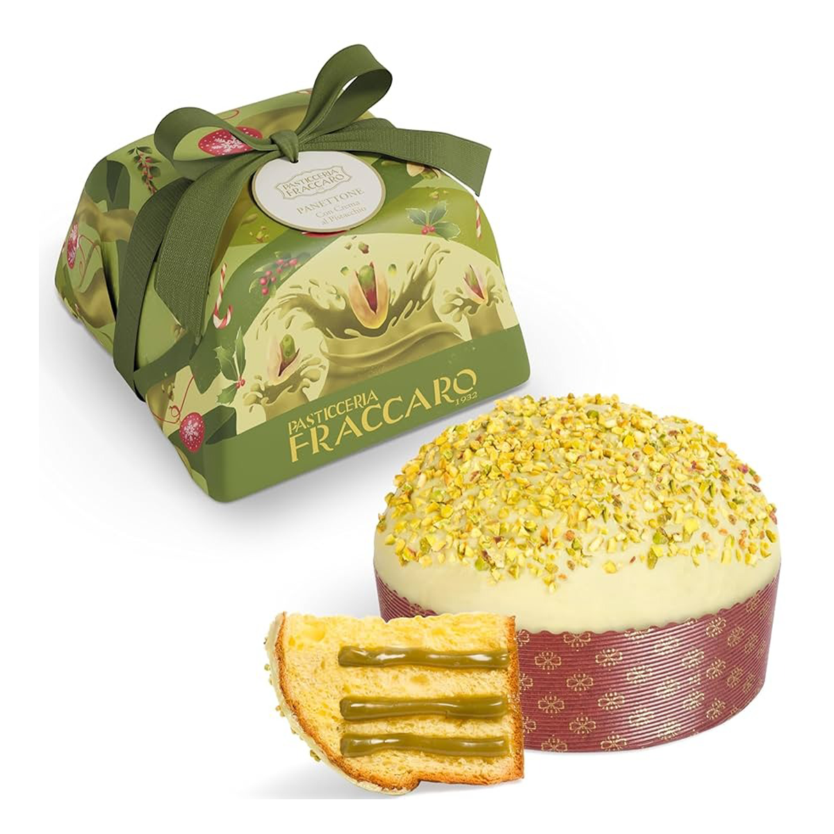 Pasticceria Fraccaro Panettone Pistacchio and Chocolate 750g