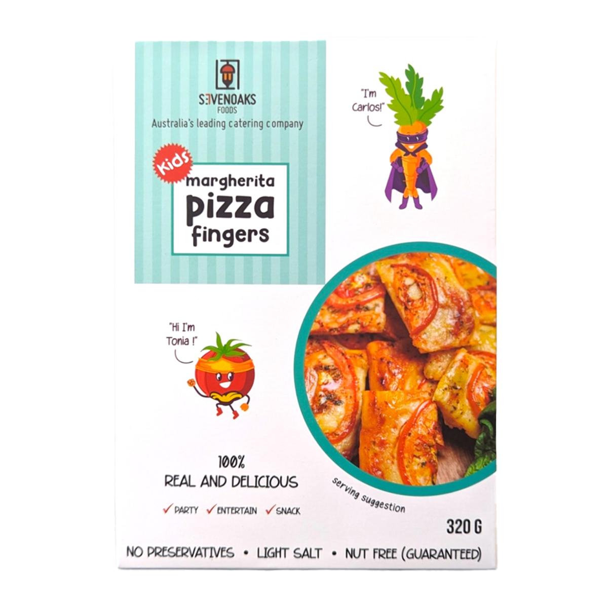 Sevenoaks Foods Margherita Pizza Fingers 320g