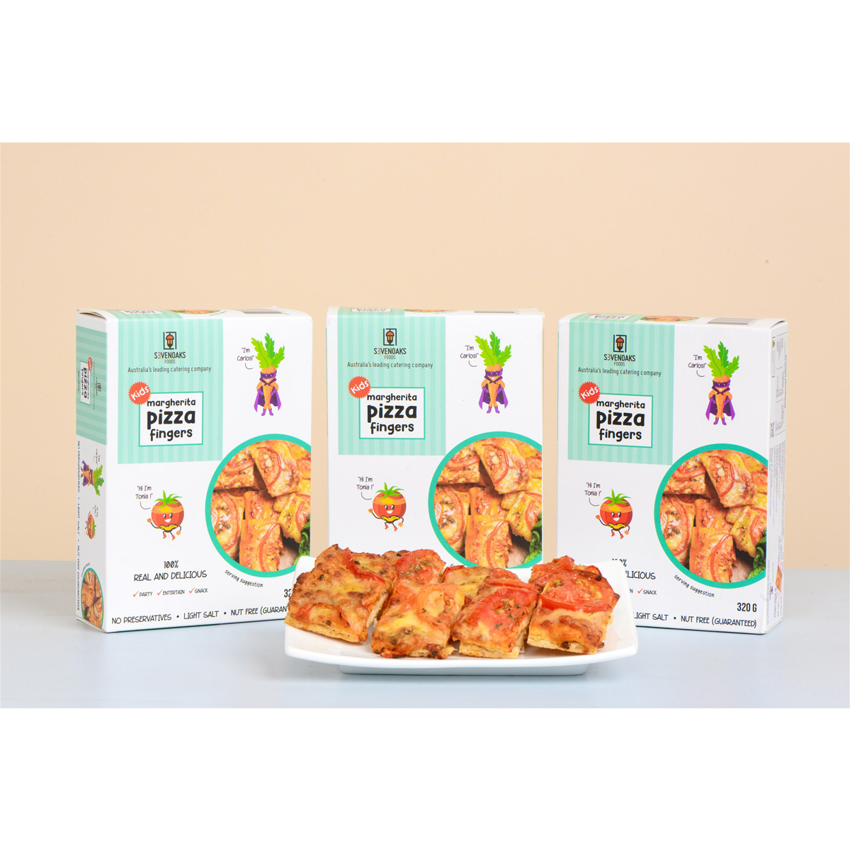 Sevenoaks Foods Margherita Pizza Fingers 320g