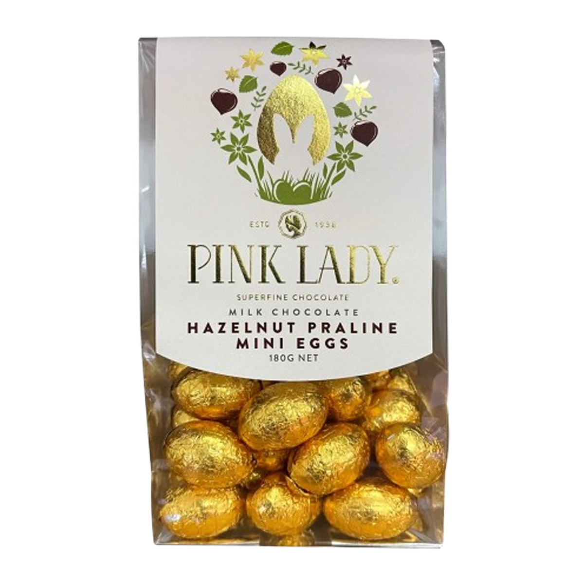 Pink Lady Hazelnut Mini Eggs Bag 180g