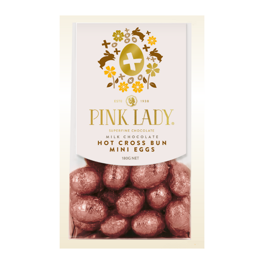 Pink Lady Hot Cross Bun Egg Bag 180g