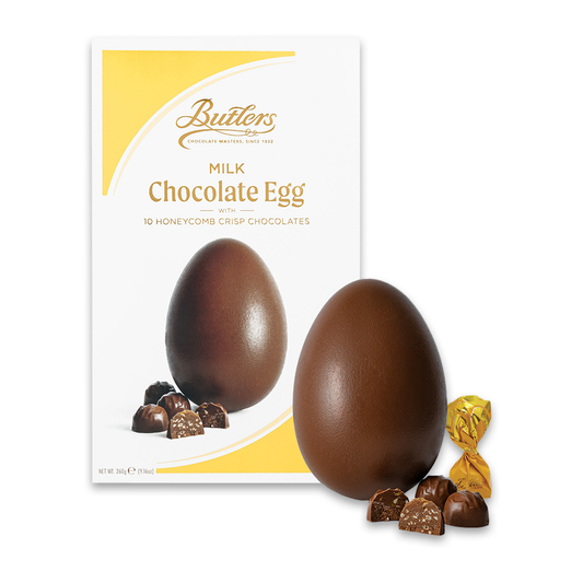 Butlers Milk Chocolate Egg with Honeycomb Wraps 260g