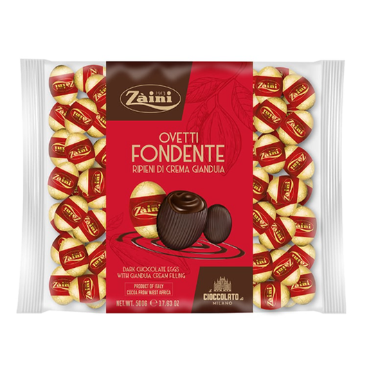 Zaini Dark Chocolate Mini Eggs with Gianduia 400g