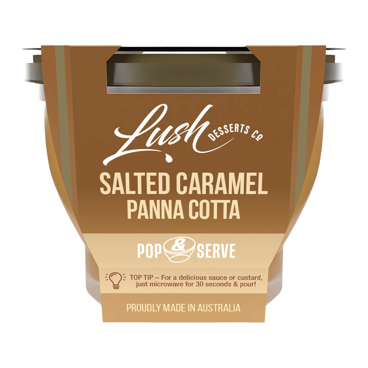 Lush Desserts Salted Caramel Panna Cotta 220g