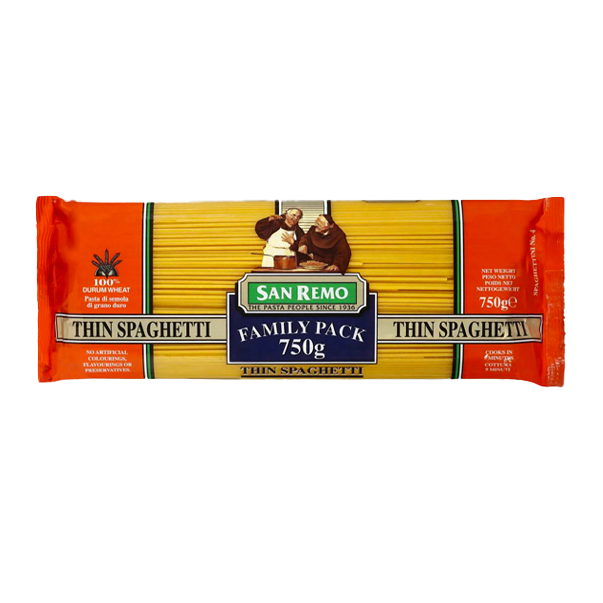 San Remo Thin Spaghetti No. 4 750g