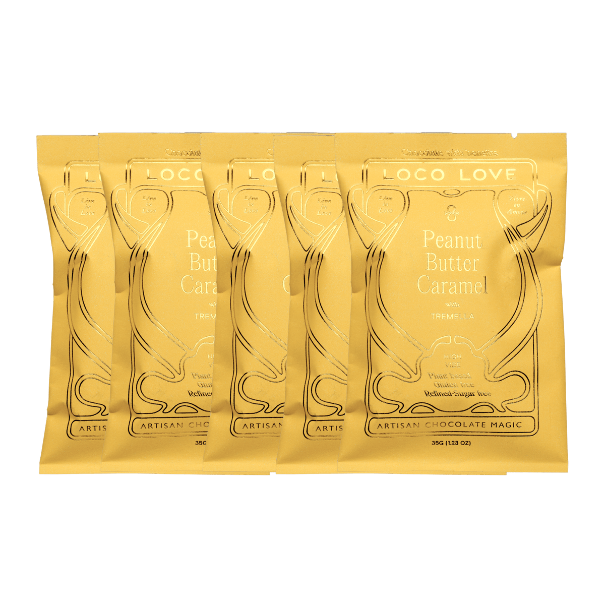 Loco Love Peanut Butter Caramel x5 175g