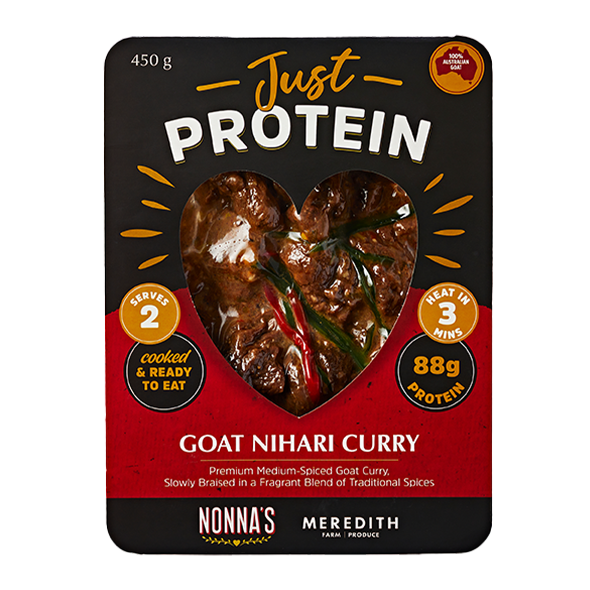 Nonna's Just Protein Goat Nihari Curry 450g
