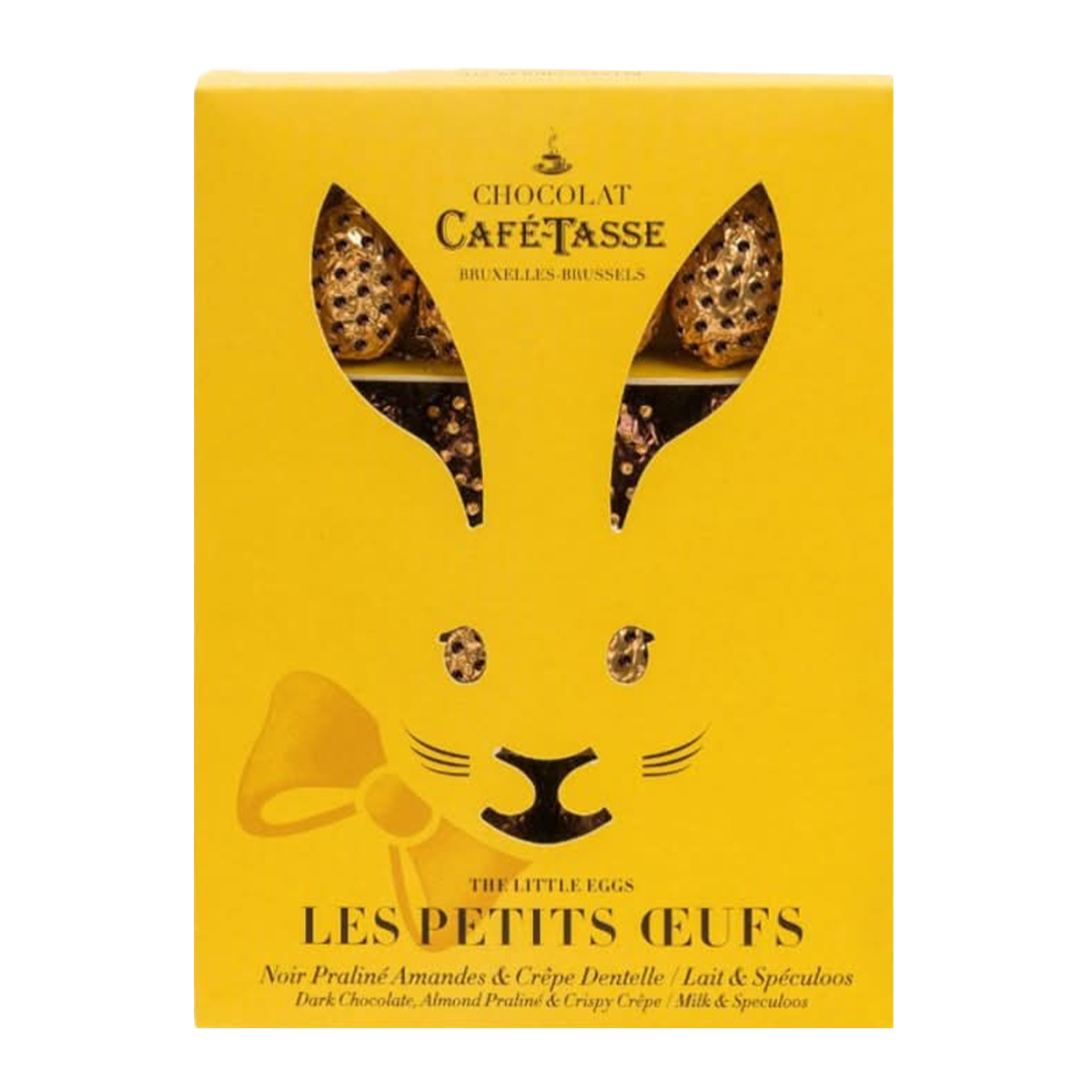 Cafe Tasse Dark Chocolate Rabbit Praline Eggs 136g