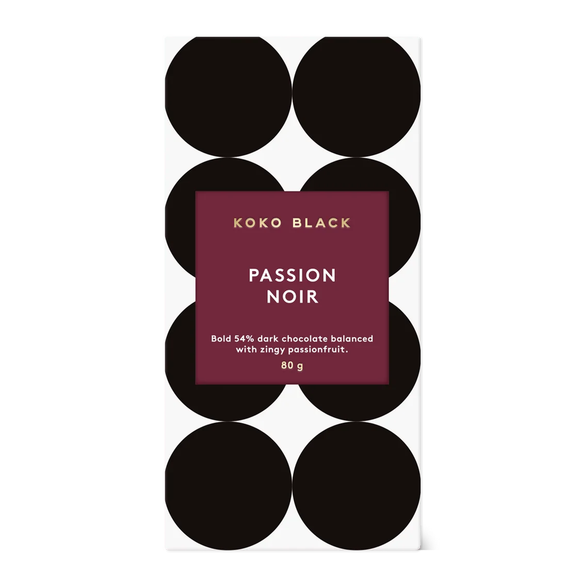 Koko Black Dark Chocolate Passion Noir 80g