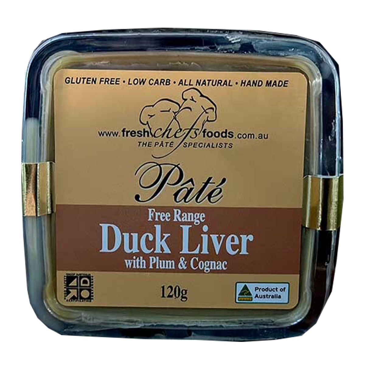 Fresh Chefs Foods Duck Liver with Plum & Cognac 120g