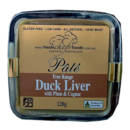 Fresh Chefs Foods Duck Liver with Plum & Cognac 120g