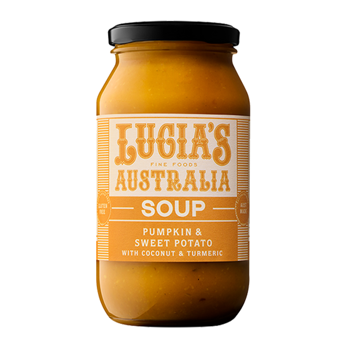 Lucia's Pumpkin & Sweet Potato with Coconut & Turmeric Soup 500g
