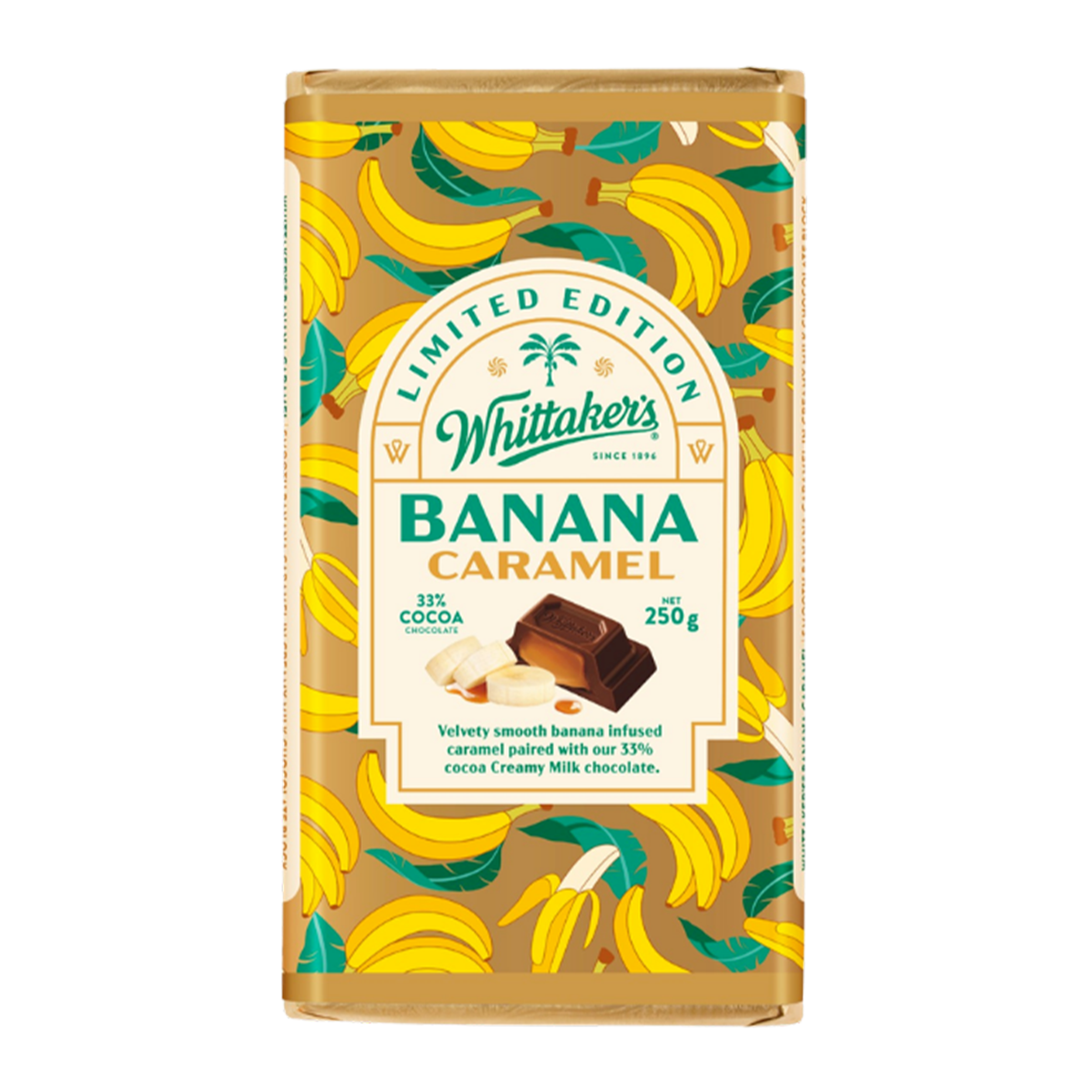 Whittakers Banana Caramel Chocolate 250g