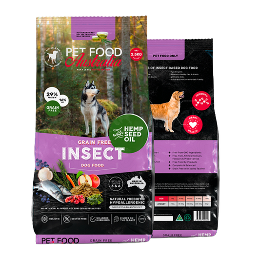 Pet Food Australia Grain Free Insect Dog Food 2.5kg
