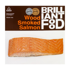 Fish in the Family Brilliant Food Hot Smoked Salmon 150g