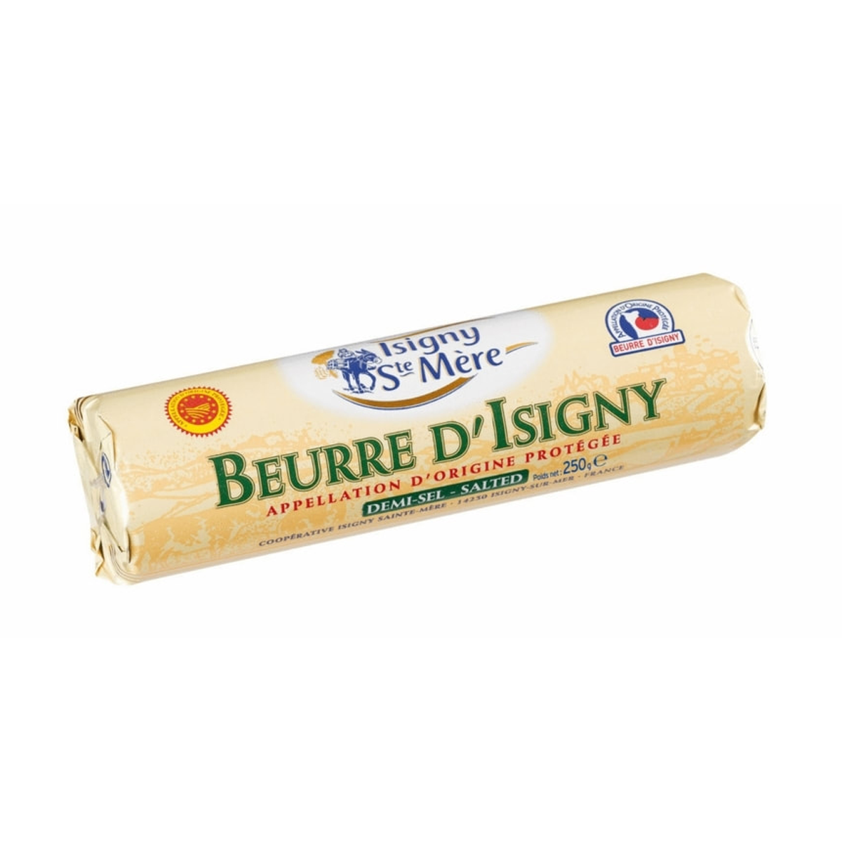 Isigny St. Mere AOP French Salted Butter 250g