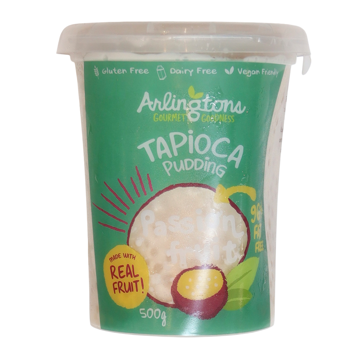 Arlingtons Tapioca Pudding Passionfruit 500g