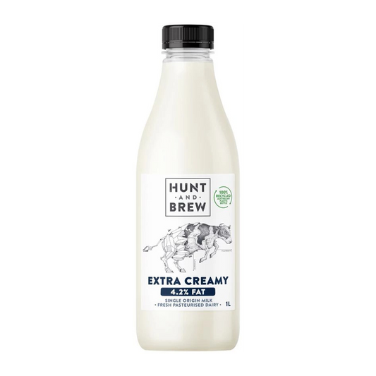 Hunt and Brew Extra Creamy Single Origin Milk 1L