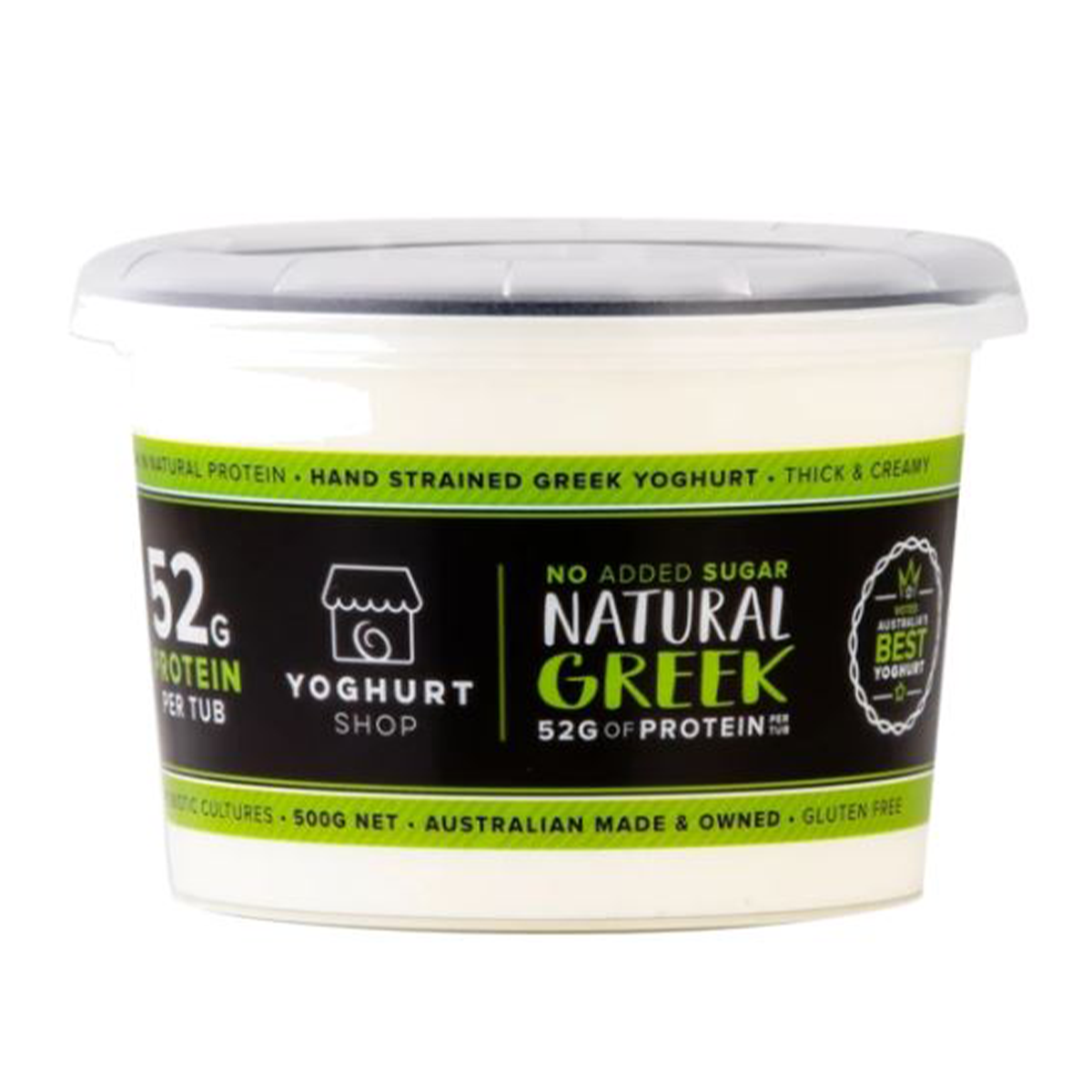 The Yoghurt Shop Natural Greek Yogurt 500g