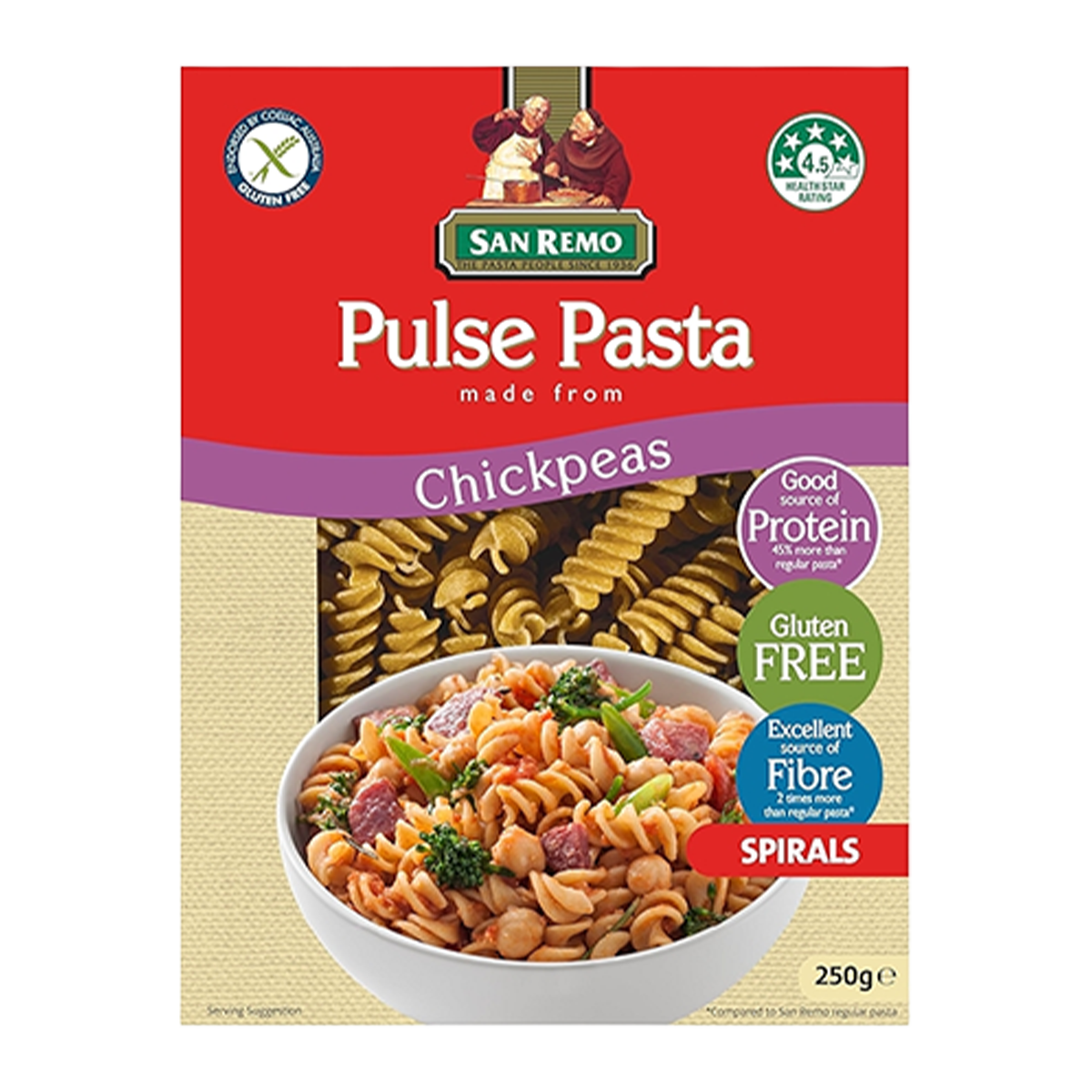 San Remo Pulse Pasta Chickpeas 250g