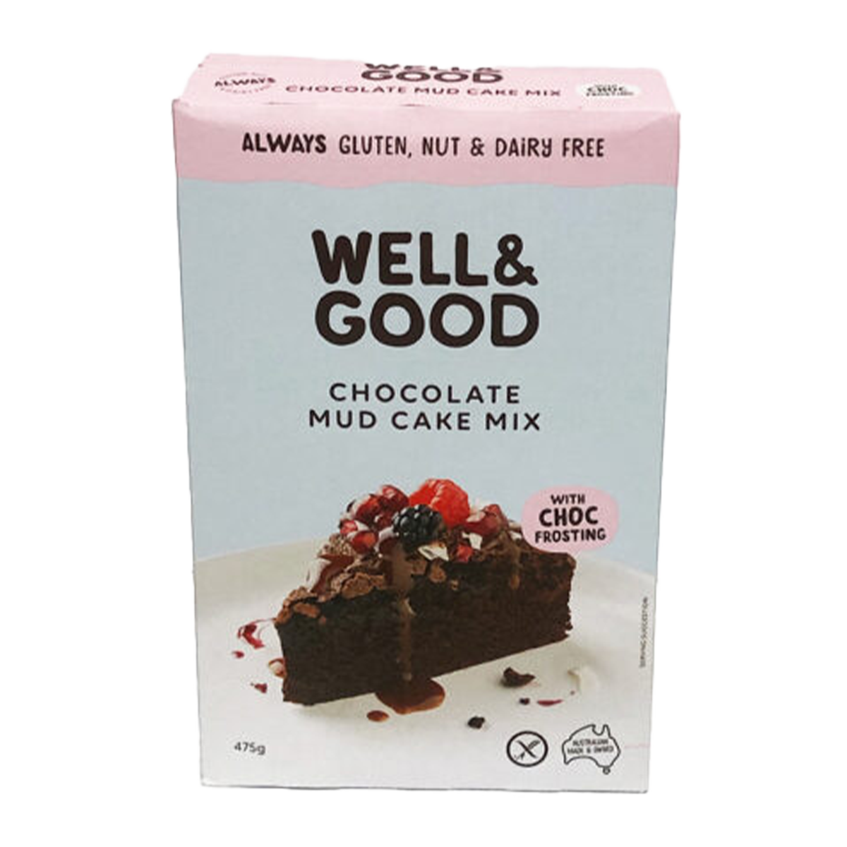 Well and Good Chocolate Mud Cake Mix 475g