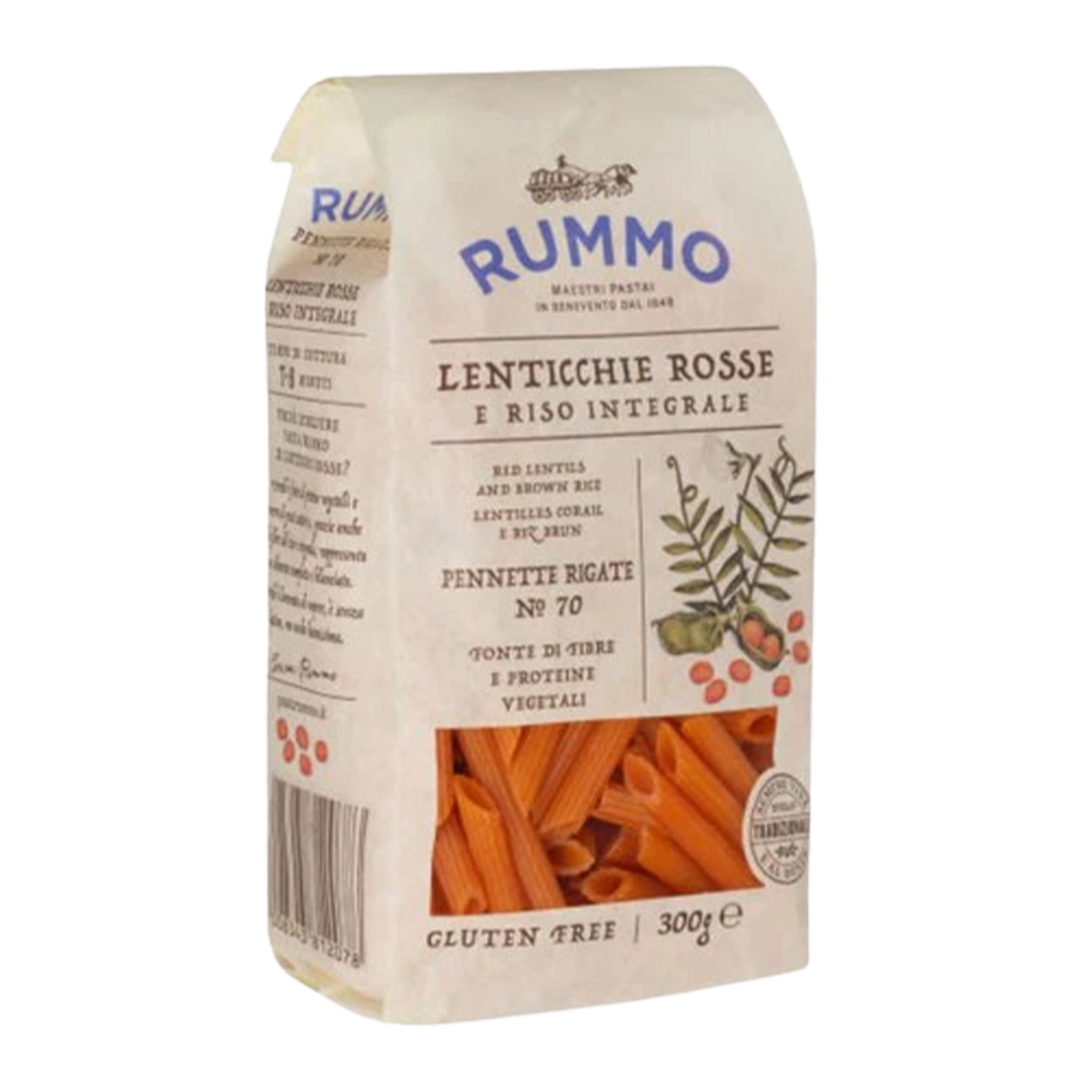 Rummo Red Lentil Penne Pasta 300g