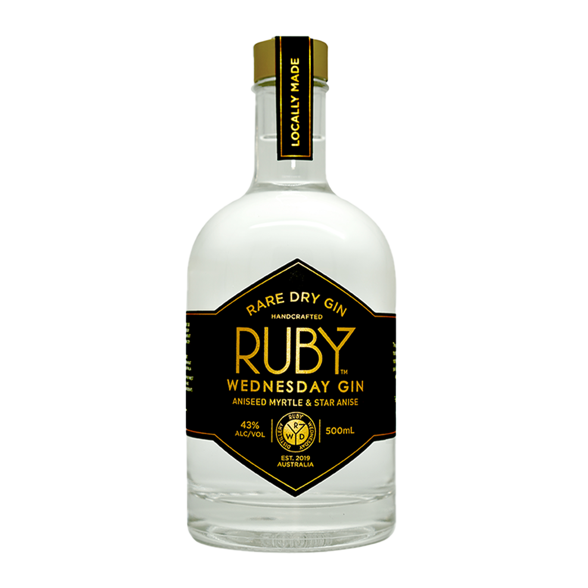 Ruby Wednesday Gin Aniseed Myrtle and Star Anise Gin 500ml