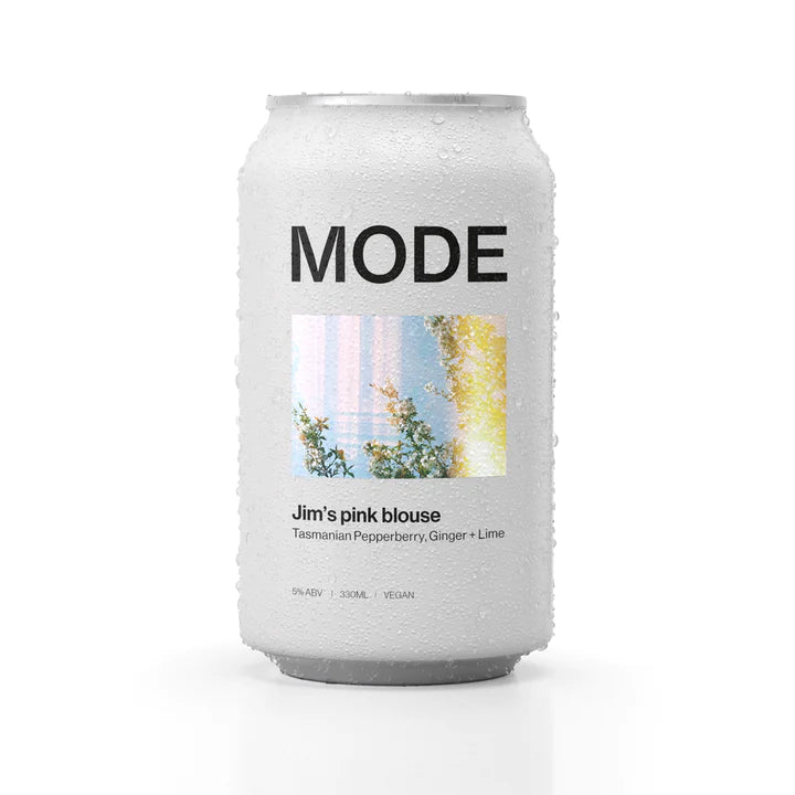 Mode Hard Seltzer Tasmanian Pepperberry, Ginger and Lime 330ml