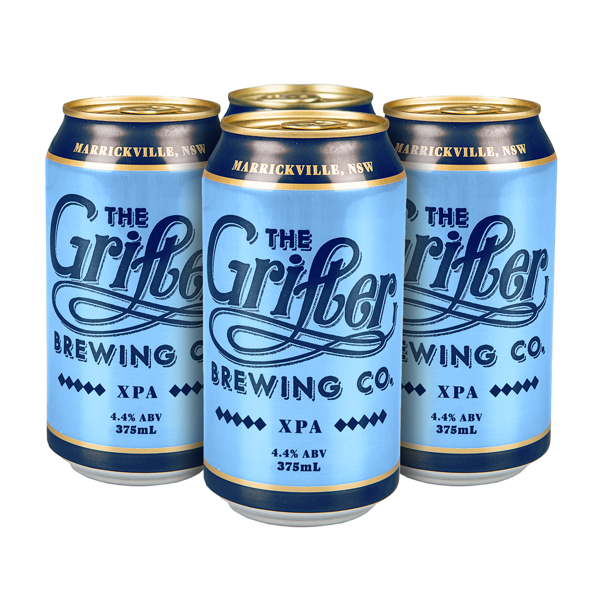 The Grifter XPA Cans 4.4% Alcohol x4 Pack 375ml
