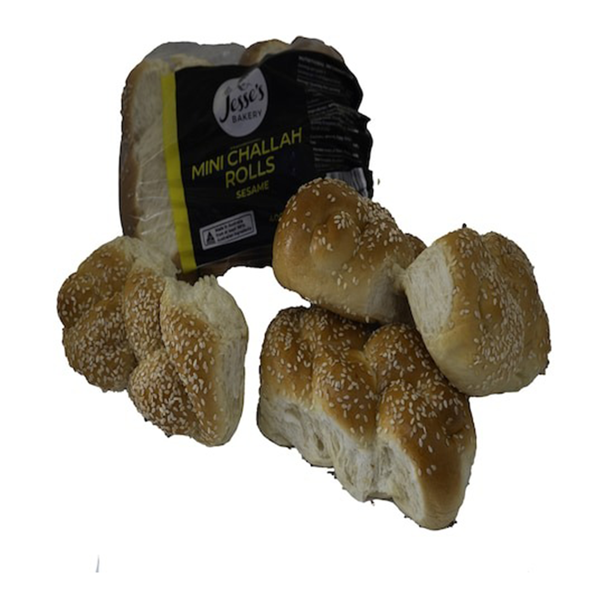 Jesse's Mini Sesame Challah Rolls 400g