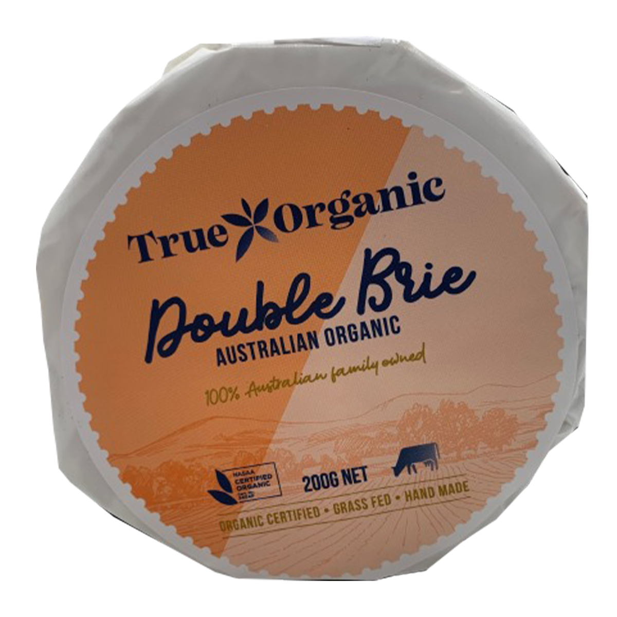 True Organics Double Brie 200g
