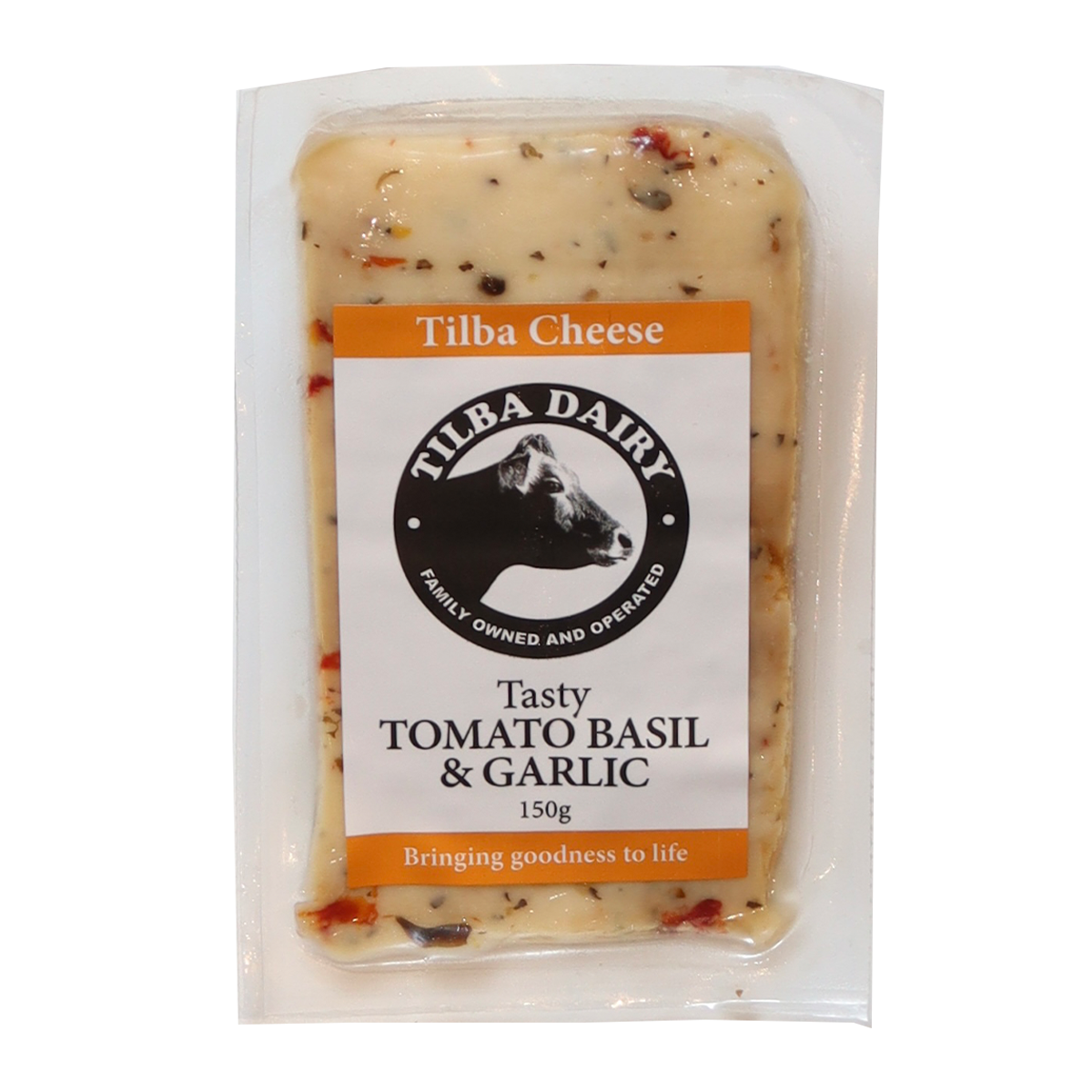 Tilba Dairy Tomato Basil & Garlic Cheese 150g