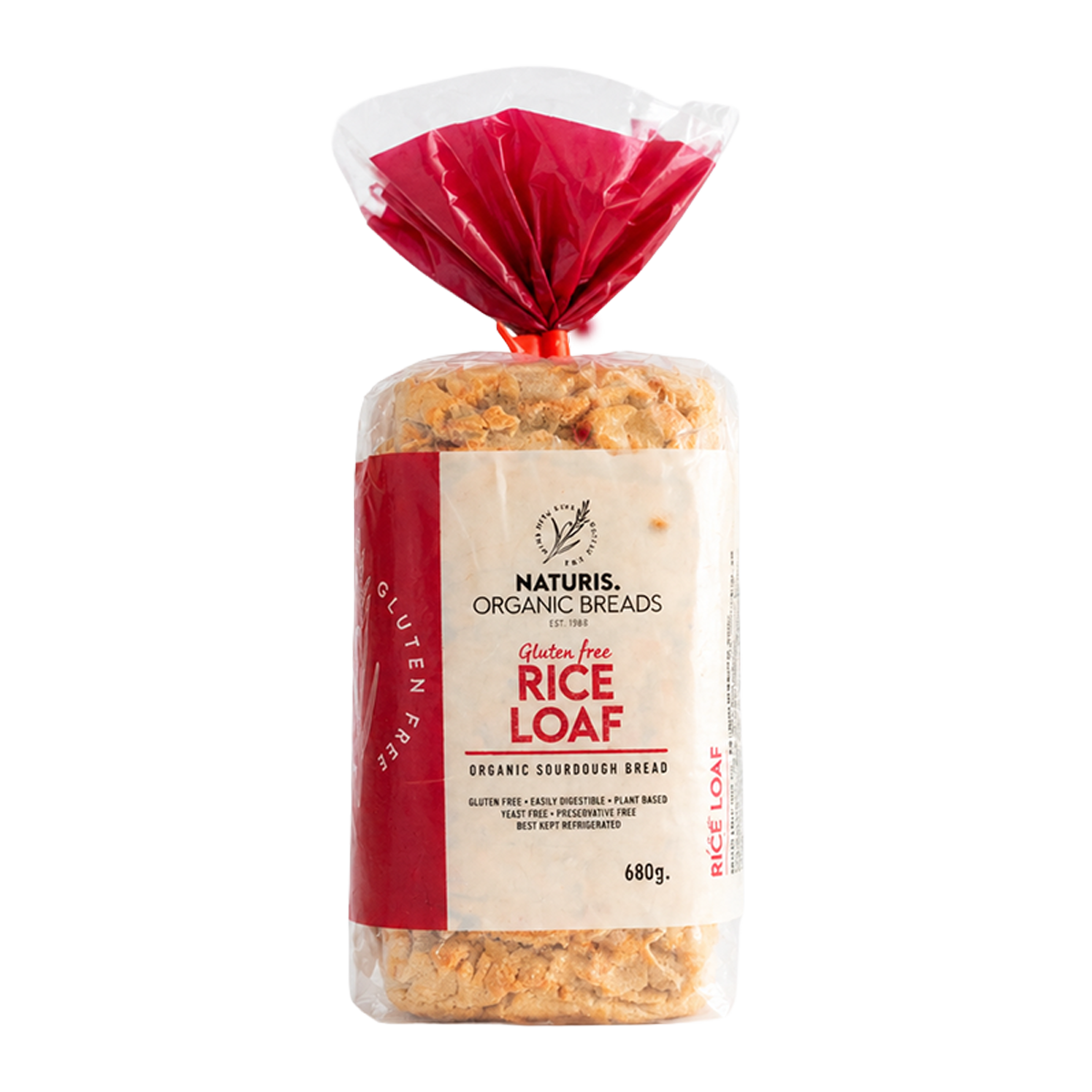 Naturis Organic Breads Gluten Free Rice Loaf 680g