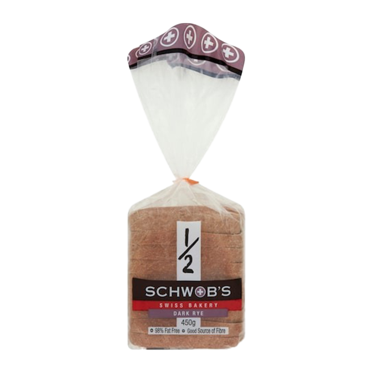 Schwobs Half Loaf Dark Rye Bread 450g