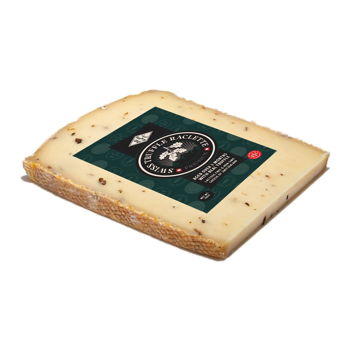 Real Swiss Cheese Swiss Truffle Raclette Cheese 150g