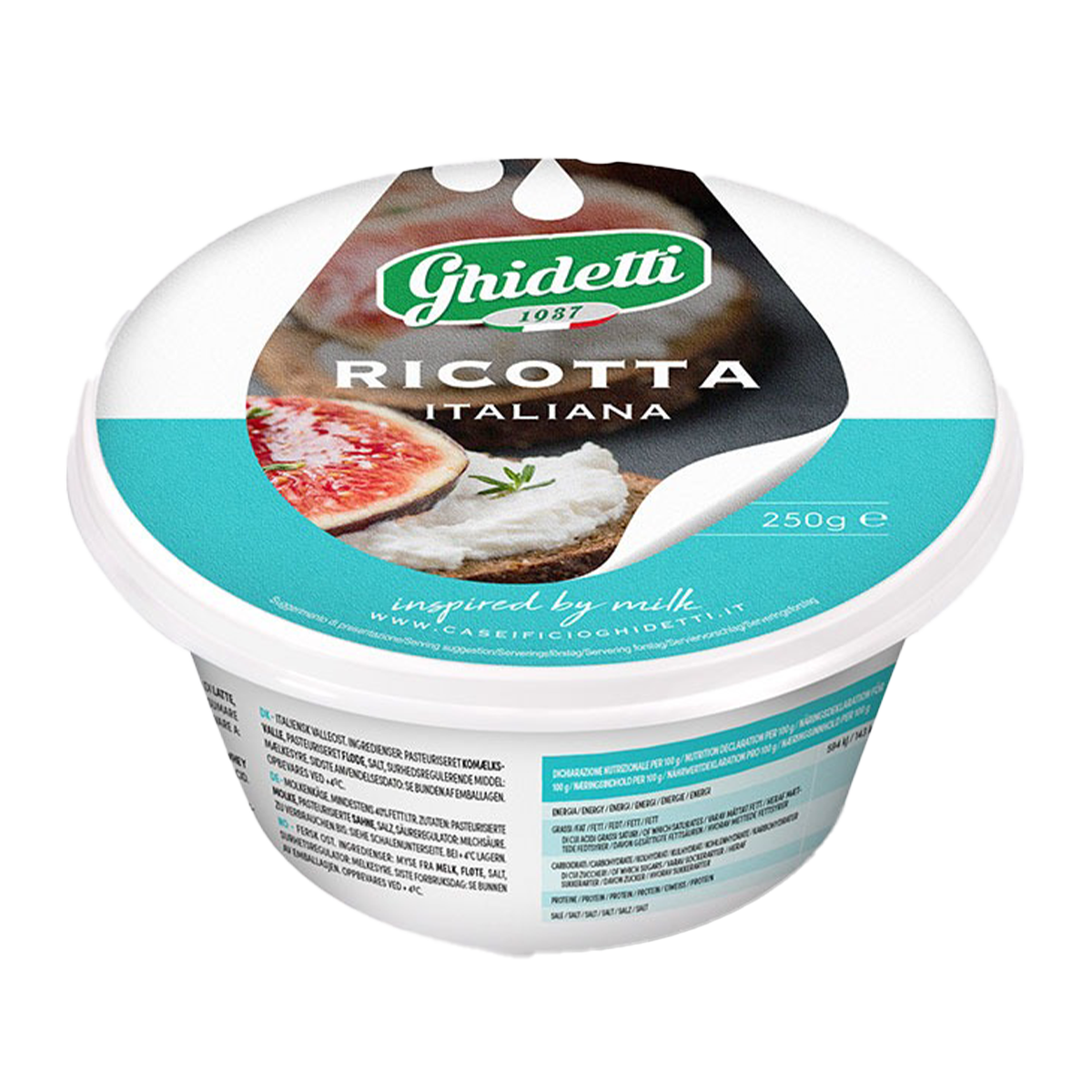 Ghidetti Fresh Ricotta Cheese 195g