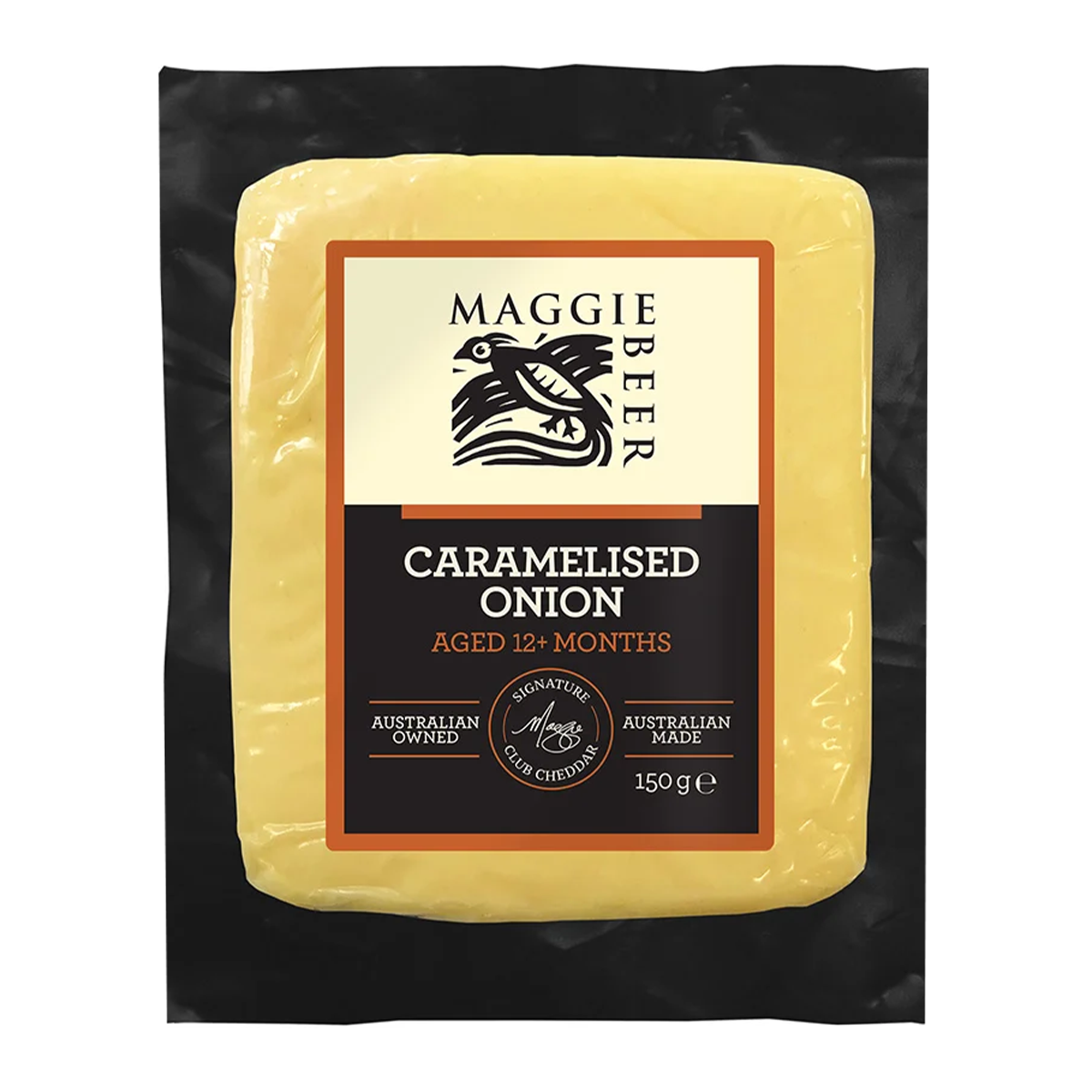 Maggie Beer Caramelised Onion Club Cheddar Cheese 150g