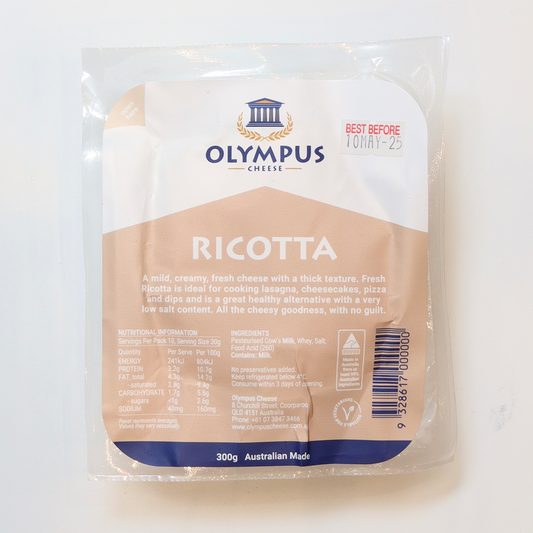 Olympus Fresh Ricotta Cheese 300g