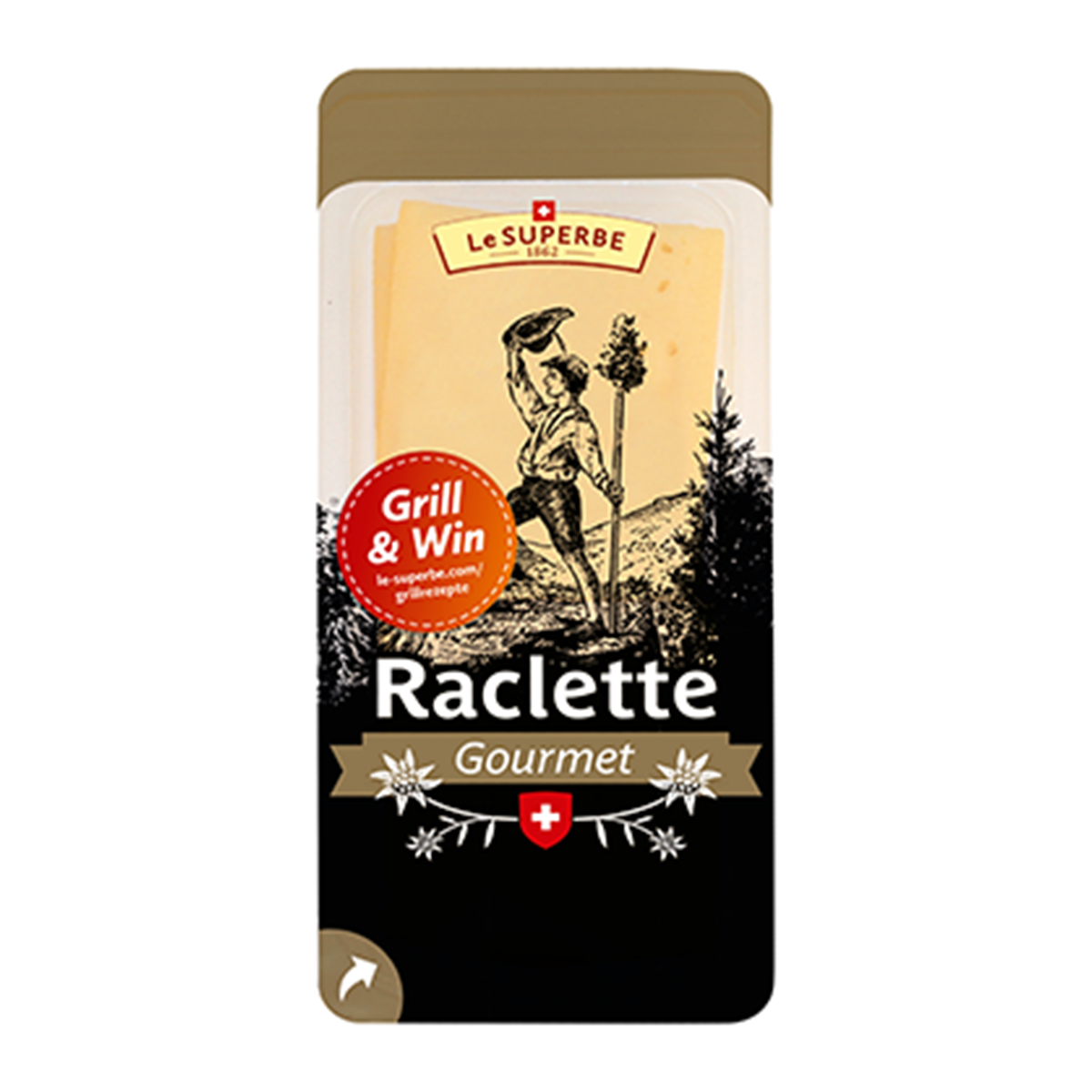 La Superbe Swiss Raclette Cheese 195g
