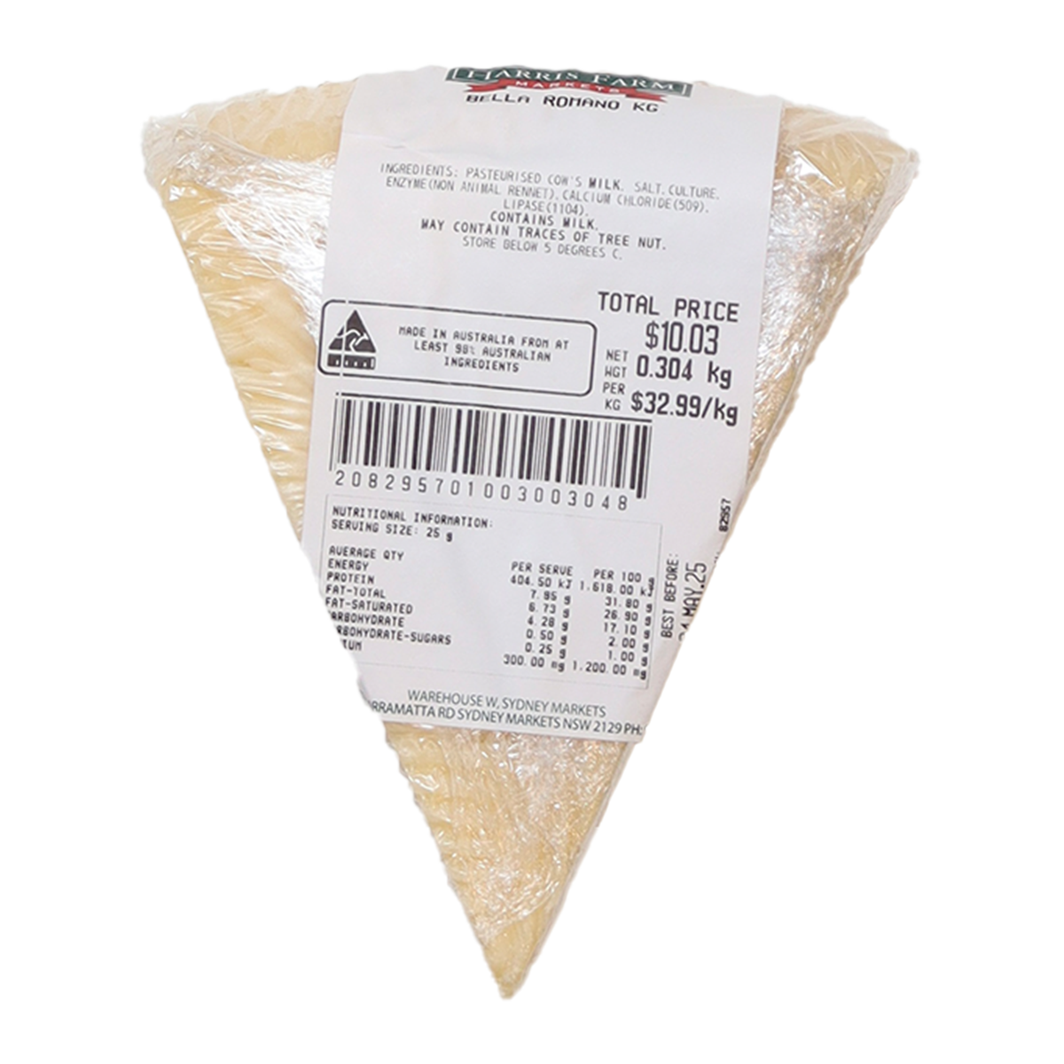 Bella Romano Cheese 250-350g