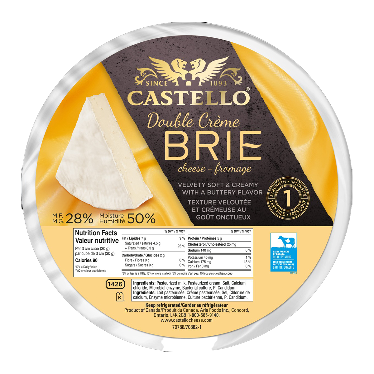 Castello Double Brie Cheese 200g